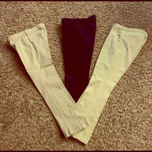 3 pairs of size 10 Uniform pants